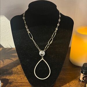 Elegant Gold and Silver Necklace